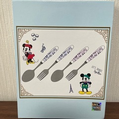 新品未使用‼️ ディズニー ミッキー ミニー スプーン フォーク セットの画像