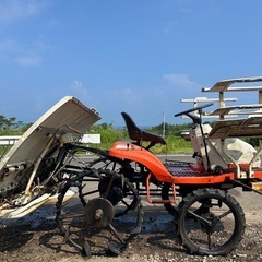クボタ　5条植え　田植機　ガソリン　田植え　田植え機　農業 コンパクト　レインボーキッド　フィットセンサー　五条　宮崎　簡易始動動画ありの画像