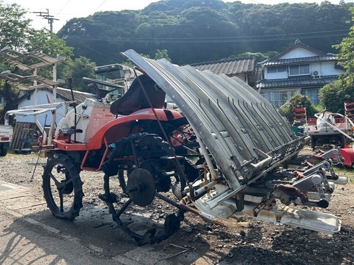 クボタ　5条植え　田植機　ガソリン　田植え　田植え機　農業 コンパクト　レインボーキッド　フィットセンサー　五条　宮崎　簡易始動動画あり