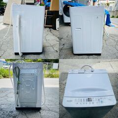 【❗️✨使いやすいモデル✨❗️】Hisense✨洗濯機🌀HW-E4503🌟4.5kg✨2021年製❗️の画像