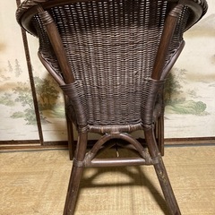【7/10、11，12取りに来られる方限定】ラタン椅子、1人用チェアの画像
