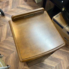 957 木製 電話台 4段引出しの画像