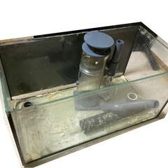 中古 オーバーフロー ガラス水槽 濾過水槽 90×45×47 セット 現状 札幌 新川の画像