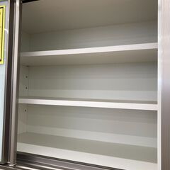 【リユースのサカイ野々市店】レンジボード ニトリ アルミナ140 ホワイト W(幅)140.5×D(奥行き)38.5×H(高さ)201 ※クリーニング済みの画像