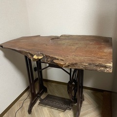 ジャノメ職業用足踏みミシン鉄脚　大型　 テーブルに！ ジャノメ職業用足踏みミシン鉄脚 大型 空か テーブルに！