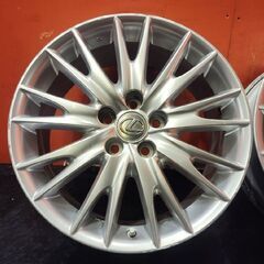 レクサス GS バージョンL 純正ホイール 18インチ 4本 8J5HPCD114.3+45 空気圧センサー付 ハイグロス クラウン/カムリ流用可　(VHM319)の画像