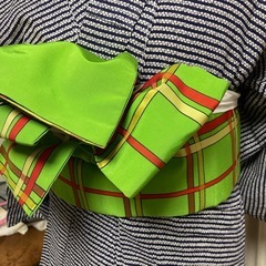リバーシブル半幅帯　　新品いかがでしょうか？の画像