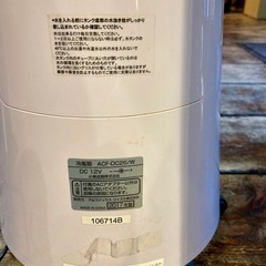 冷風機　コイズミ　ACF-DC26/W 扇風機の画像