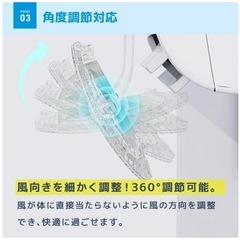 ファン付 エアコン風よけカバー  風向き調整 風の直撃防止  の画像