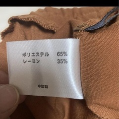 ⑤ブラウン キュロットパンツ Mサイズの画像