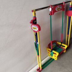 YAMAOKA 子供用 ブランコ 鉄棒 てつぼう 折りたたみ /HJ-0507 1Fの画像