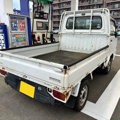 即乗可！サンバートラック！4WD！車検あり！の画像