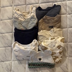 SALE ベビー服 ロンパース8点 70-80サイズ