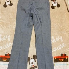 新品チェック柄 グレー スラックス 67-93の画像