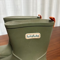 レインブーツ 長靴 19cm カーキの画像