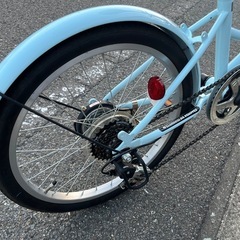 美品　折りたたみ自転車 6段変速　　の画像