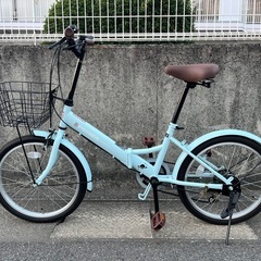美品　折りたたみ自転車 6段変速　　の画像