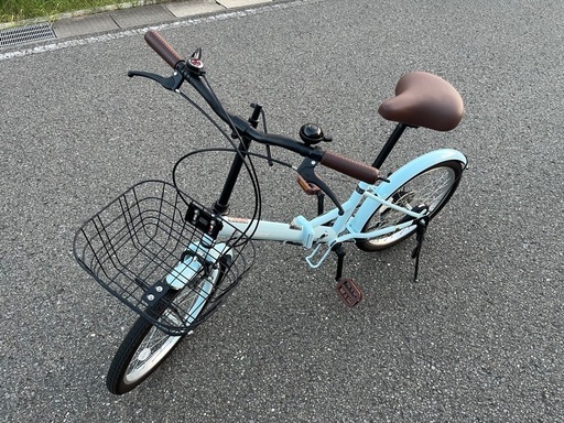 美品　折りたたみ自転車 6段変速　　
