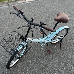 美品　折りたたみ自転車 6段変速　　の画像