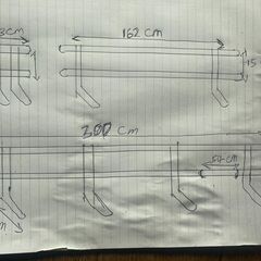 アルミ製 サイドバンパー 左右セット（2段・巻き込み防止タイプ）の画像