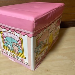 マイメロ折り畳み収納ボックススツールの画像