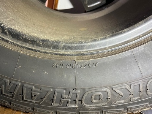 Weds MUD VANCE 01　ウェッズ マッド ヴァンス 16インチ 6穴 8J+5 p.c.d.139.7　4本 ヨコハマ ジオランダー A/T-S 275/70/16 ランクル パジェロ プラド