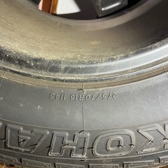 Weds MUD VANCE 01　ウェッズ マッド ヴァンス 16インチ 6穴 8J+5 p.c.d.139.7　4本 ヨコハマ ジオランダー A/T-S 275/70/16 ランクル パジェロ プラド  の画像