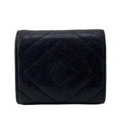 シャネル CHANEL 三つ折り財布 2.55マトラッセ Vステッチ　シェブロン コンパクトウォレット A82723 ブラックの画像