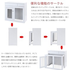 収納ペットケージの画像