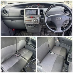🉐H22ダイハツタントカスタム2WD‼️車検2年付 97,300km ナビ、TV、バックカメラの画像