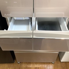 【安心の6ヶ月保証】MITSUBISHI の6ドア冷蔵庫の画像