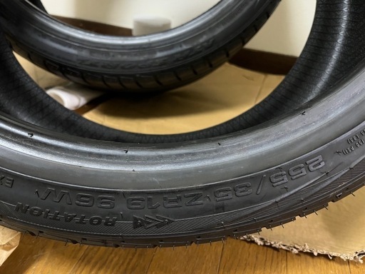 ATR SPORTS 255/35r19 　タイヤ　バリ山