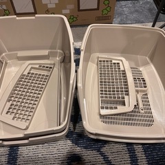 猫システムトイレ アイリスオーヤマ 2セットの画像