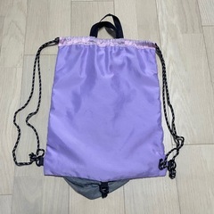 スポーツバックパック　ボール入れ付きナップサックの画像