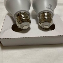 LED電球2個入り　E26口金/9W/電球色 新品 未使用の画像