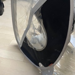 子乗せ自転車の前乗せレインカバー リトルキディーズの画像
