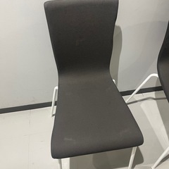 0円でもらってくれる方！黒椅子2脚