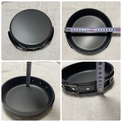 新品未使用 キャンプ用フライパン 鍋の画像