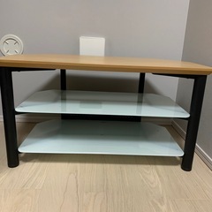 テレビ台　ガラステーブル　美品です！の画像