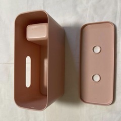 ペーパー ホルダー ティッシュ ボックス ピンク テーブル ダイニング ルームの画像