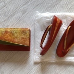 正絹振袖　帯　草履　バッグの画像