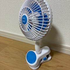 【値下げしました♡】ベビーカー等に付属できるKiss Baby👶の扇風機🌬️の画像