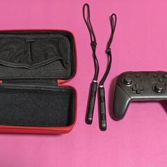 Nintendo Switch 本体 グレー プロコンとSD付きの画像