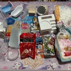 ハムスターケージ 木製 ハムスターグッズまとめ売りの画像