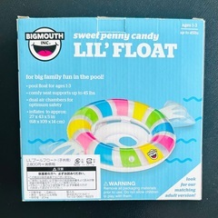 BLGMOUTH INC.足入れ付　浮き輪の画像
