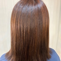 白髪染めで黒くなった髪に明るくしたい方　ハイライトモデル