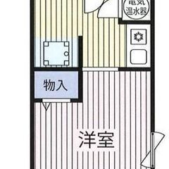 ⭐初期無料⭐1K・当月末まで家賃無料📢 17.39㎡ 格安…