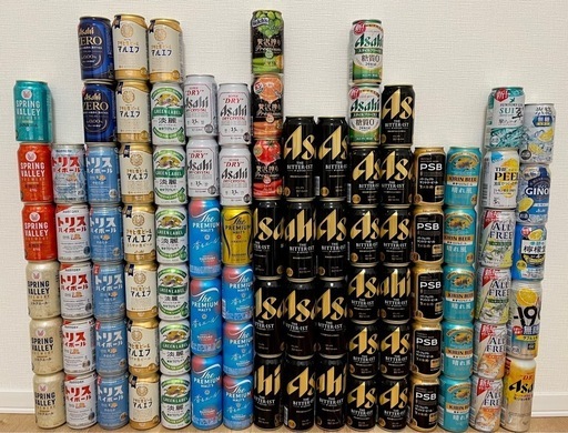 【お酒まとめ売り】サントリー　キリン　ビール　チューハイ　カクテル　焼酎　発泡酒　チューハイ　ハイボール　ジン　合計100点