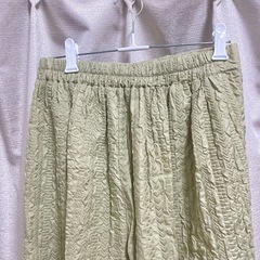 novem9 パステルグリーン　フレアスカート　マーメイドスカートの画像