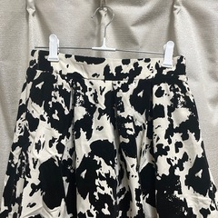 プロズヴェール　カウプリント フレアスカートの画像